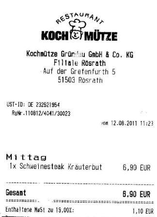 mivc Hffner Kochmtze Restaurant